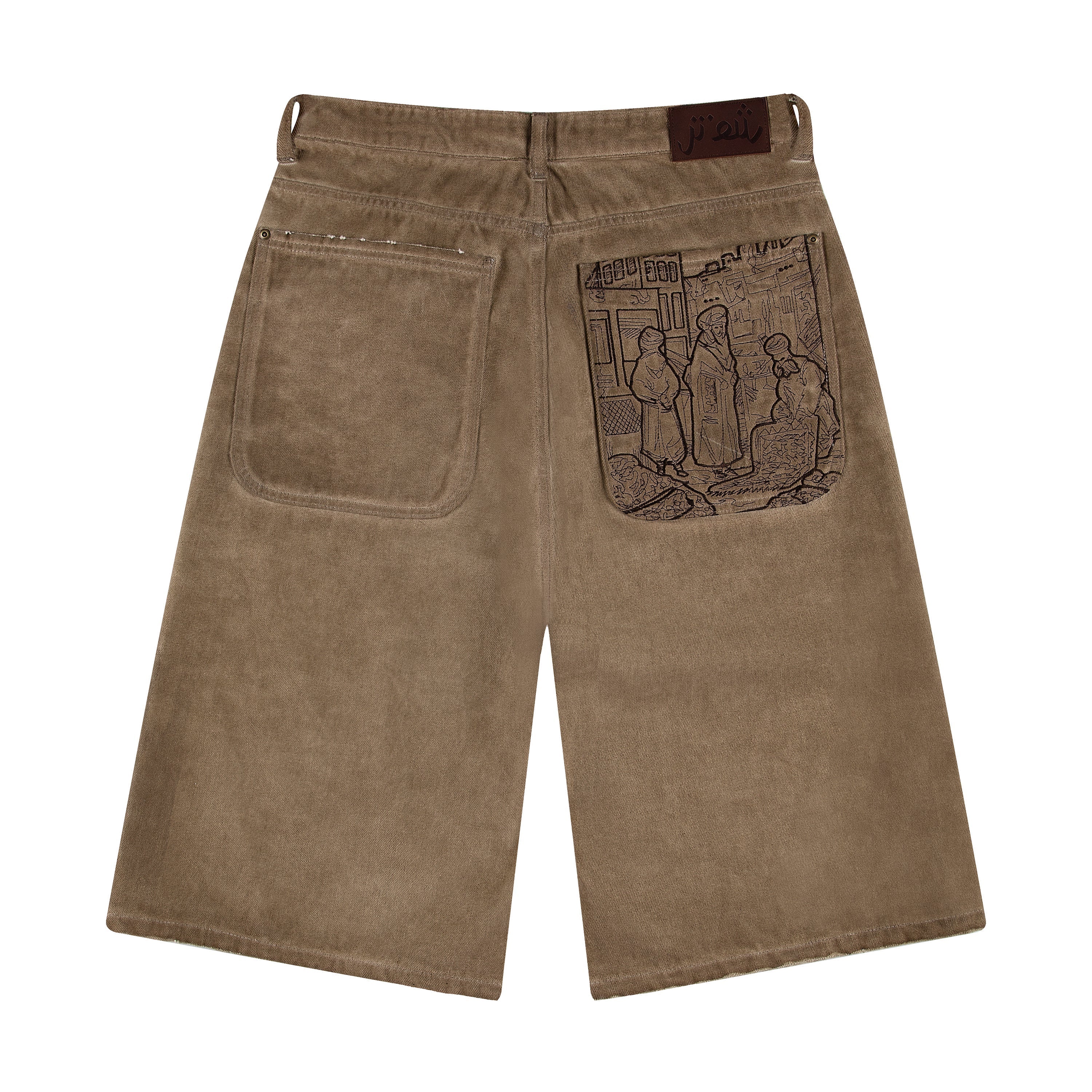 "yasmin v3" Jorts oil washed