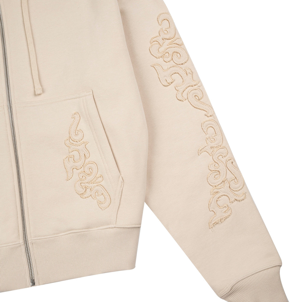 "western" Zip Up beige