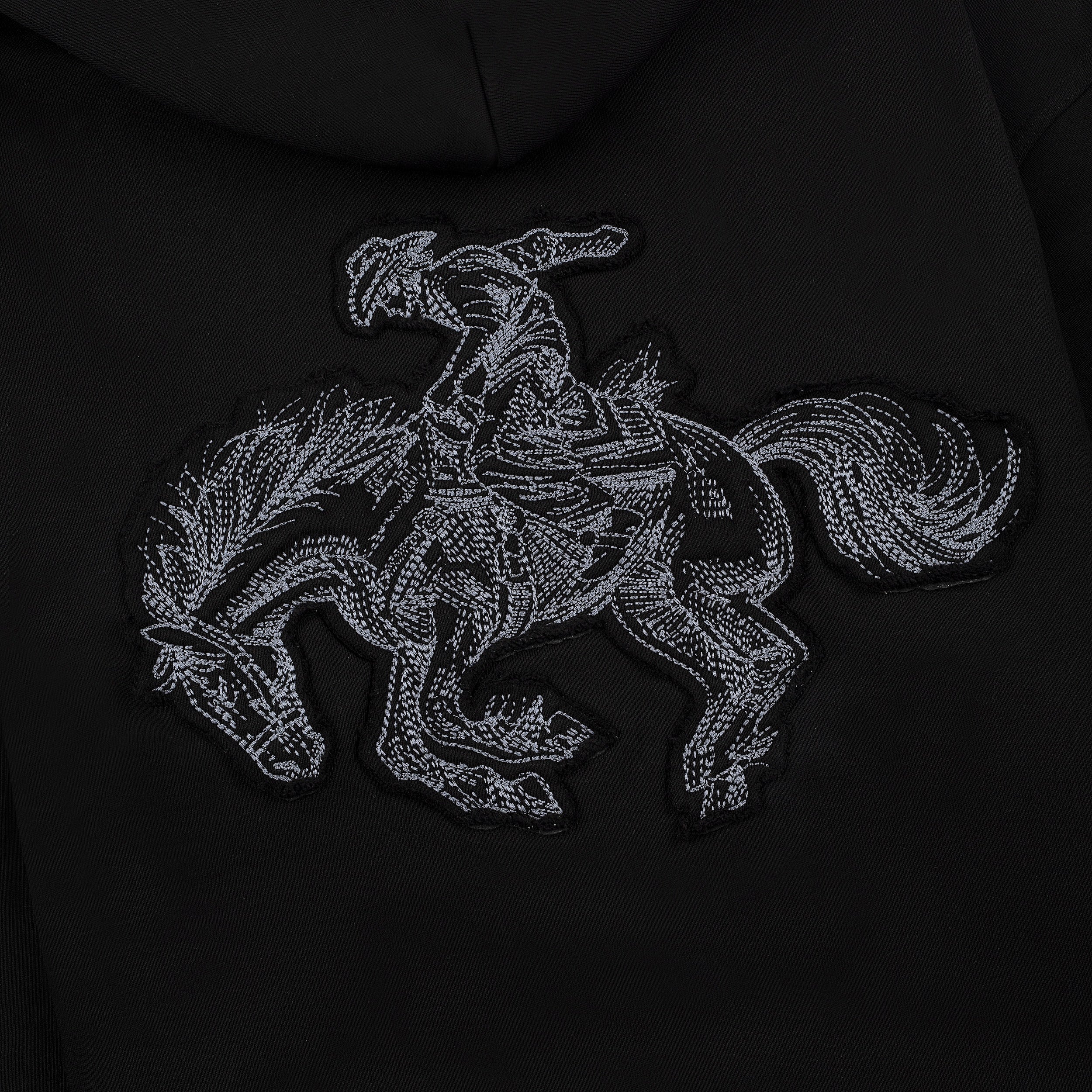 "western" Zip Up black