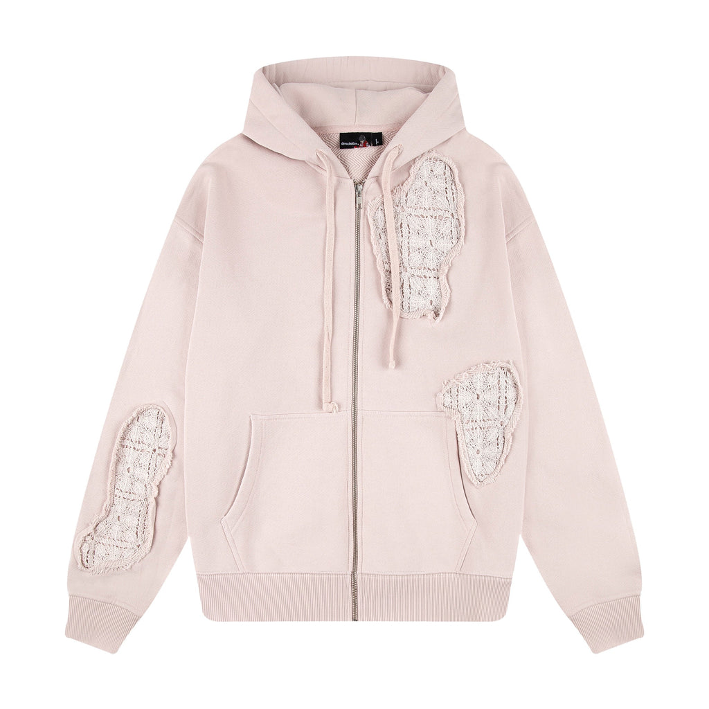 "lotus" Zip Up pink