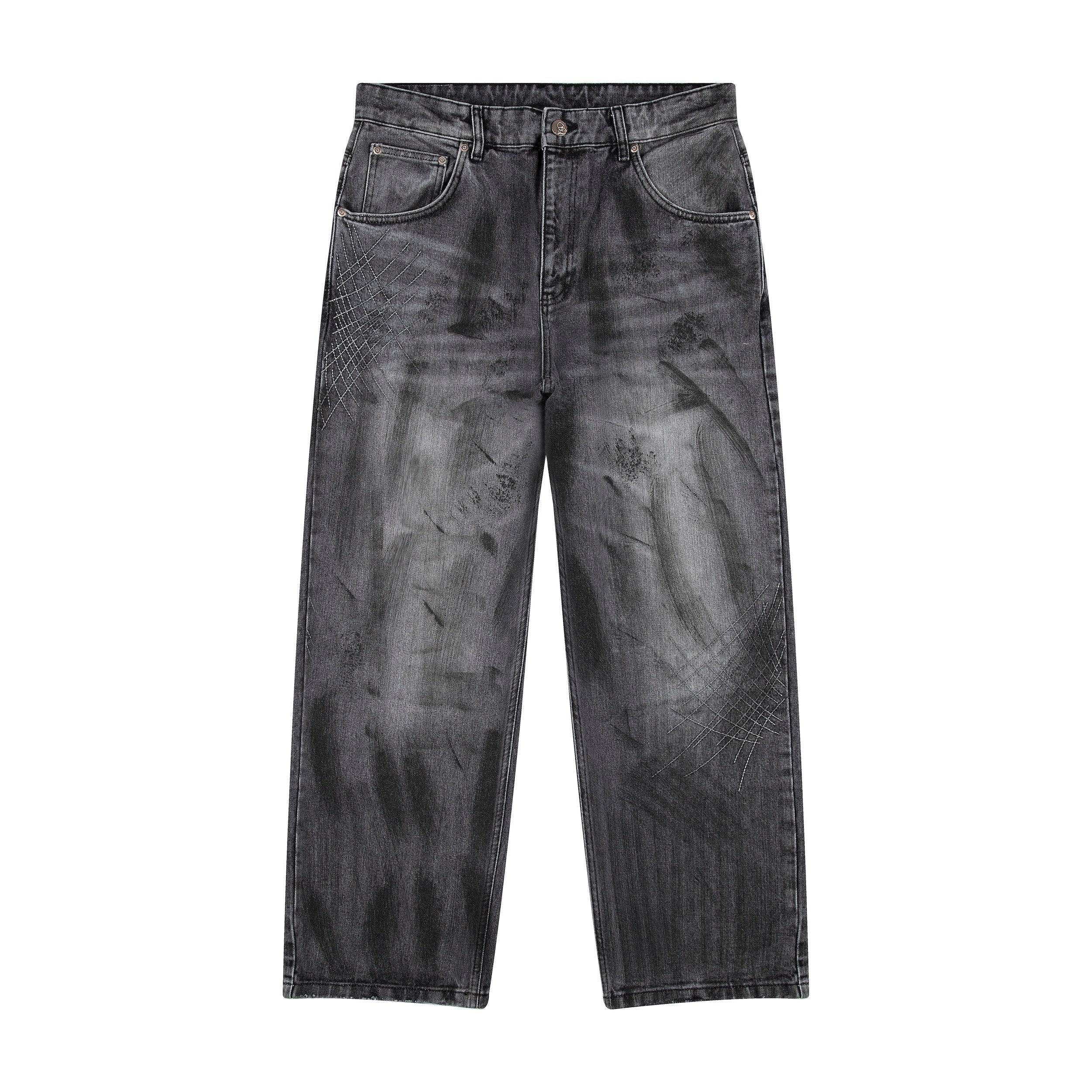 "sashiko v2" denim grey