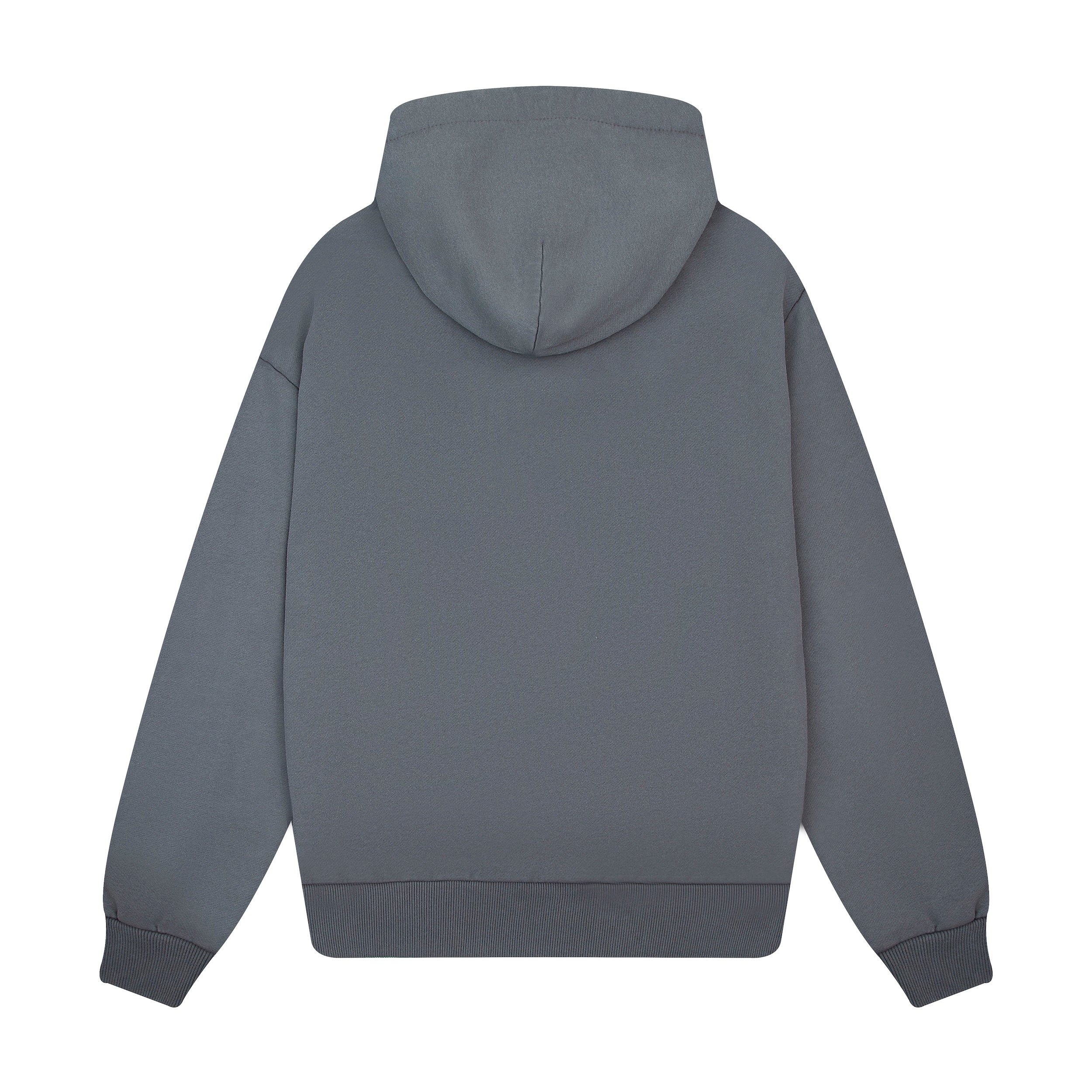 "sashiko" Hoodie grey