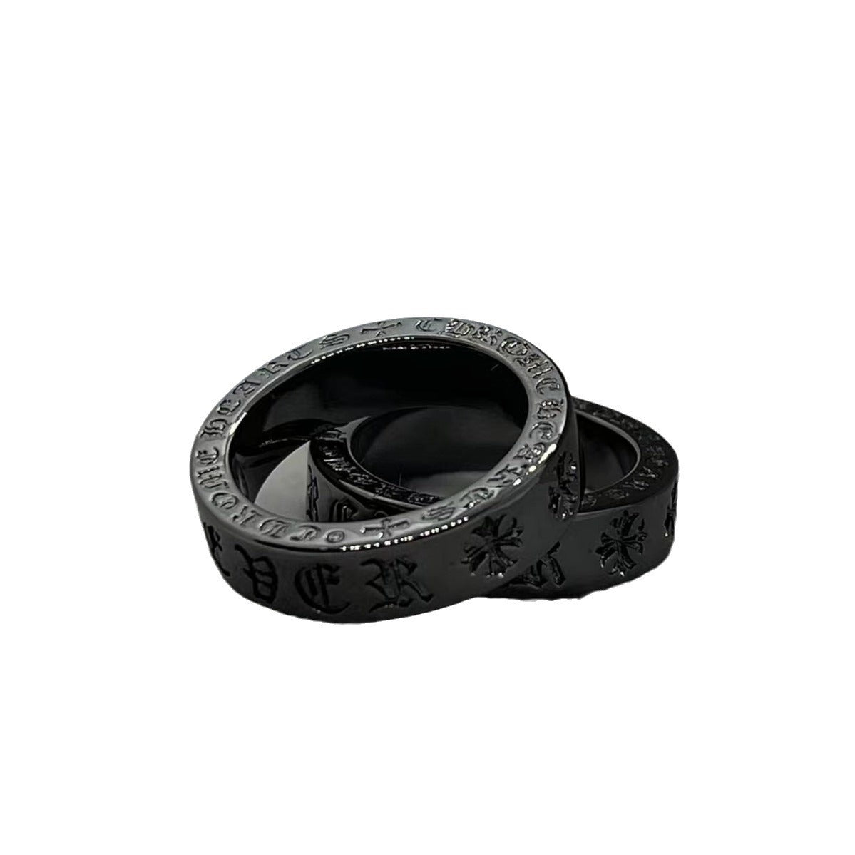 Chrome Heart Ring Retro Personality Ring